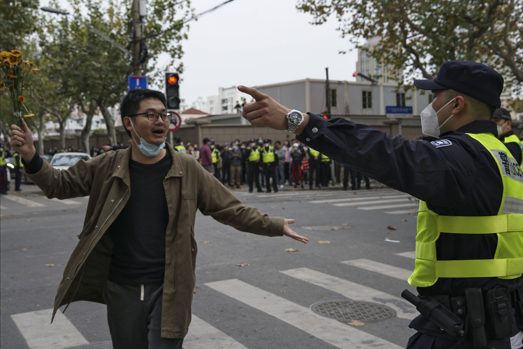 Virus Outbreak China Protest